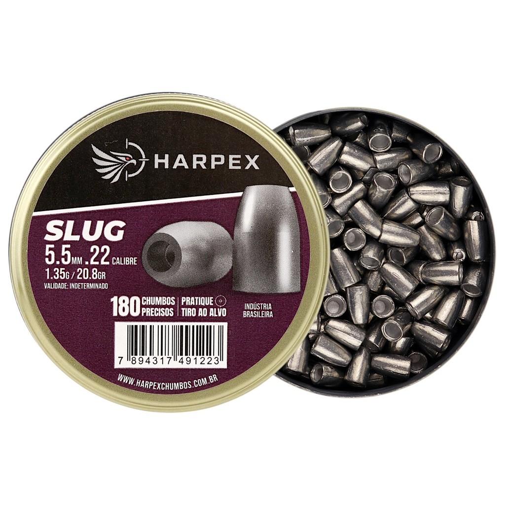 Chumbinho Harpex Slug Alta Precisão 5.5mm (.22) - 180un