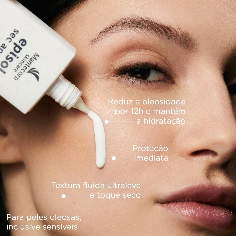 Protetor Solar Facial Episol Sec Acqua Sem Cor FPS 60 - 40ml