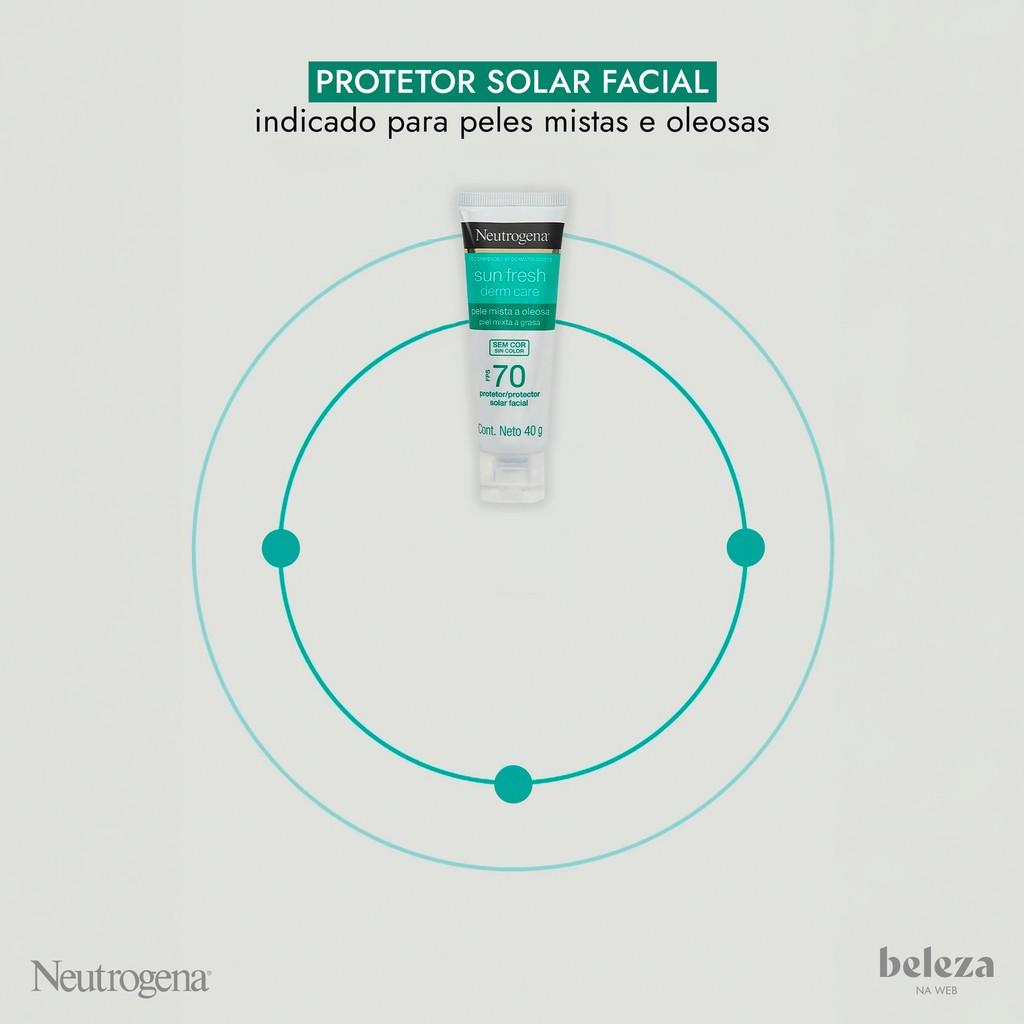 Neutrogena Sun Fresh Derm Care FPS 70 - Protetor Solar 40g
