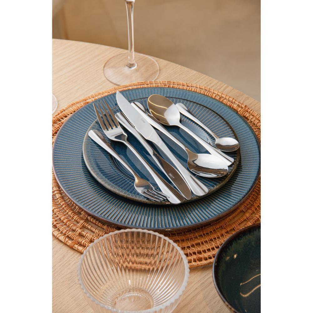 6 Colheres Para Sobremesa Lyor Positano De Aço Inox 16cm