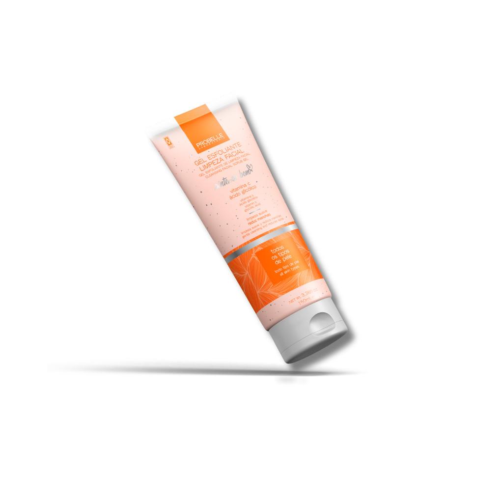 Gel Esfoliante Facial 160ml Probelle - Lançamento