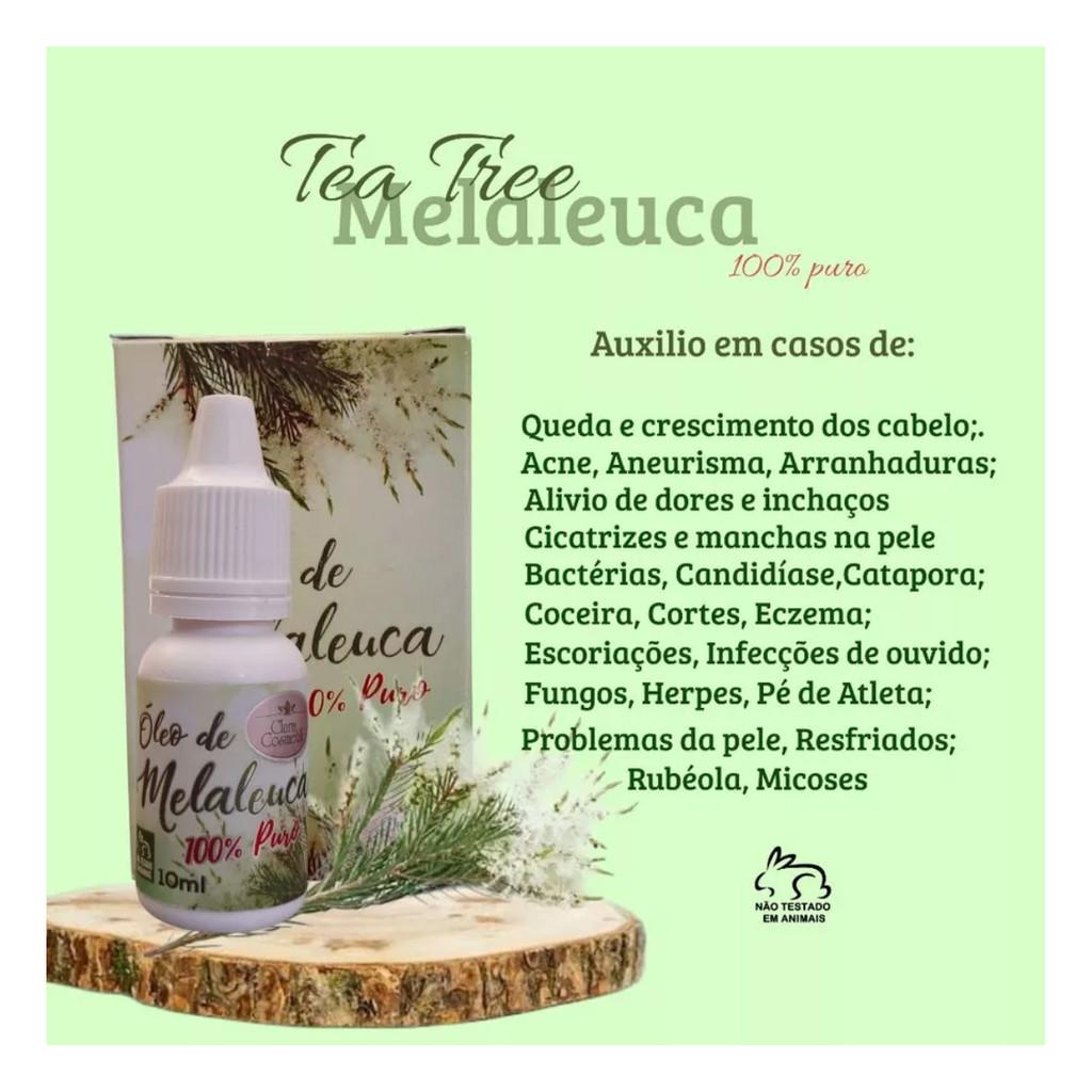 Oleo De Melaleuca 100 Puro Clara 10 Ml