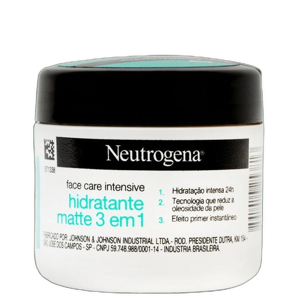 Neutrogena Face Care Matte 3 Em 1 - Hidratante Facial 100g