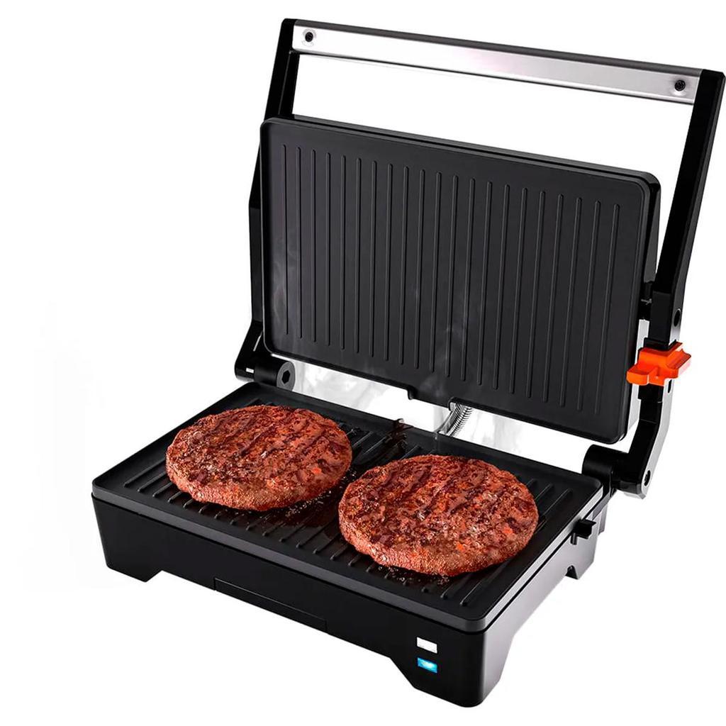 Grill Elétrico Antiaderente Duas Chapas 180 De Abertura Grl616 - Cadence