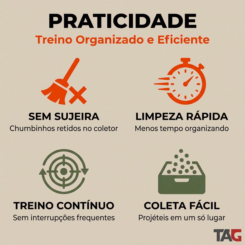 Alvo Coletor Trap Zero Para Carabina De Pressão Tag