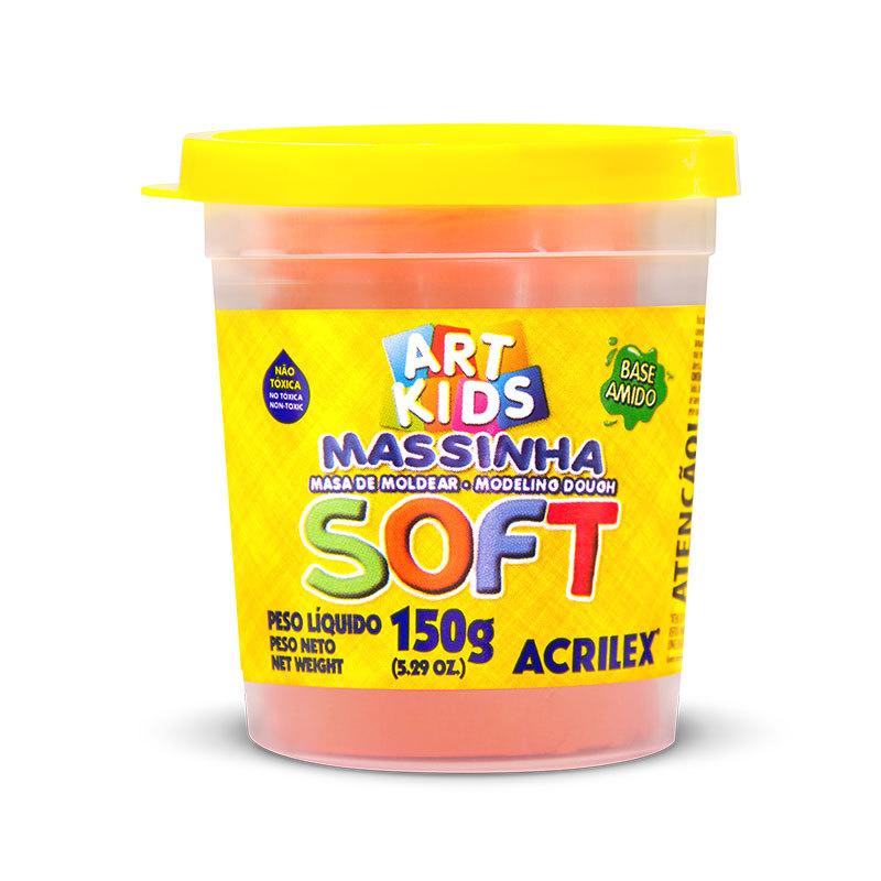 Massa De Modelar Soft 150g Laranja 105 Acrilex