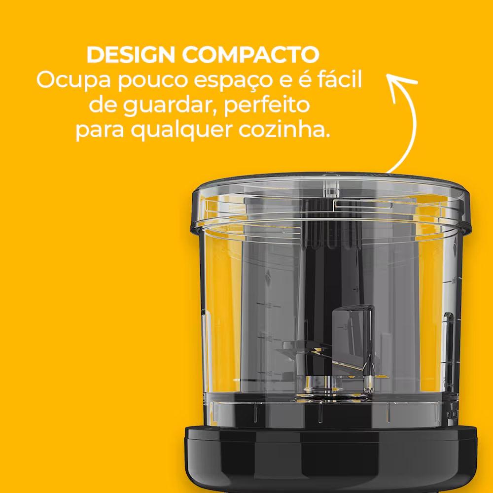 Mini Processador Mpr530 Mini Crush 280ml Preto Cadence