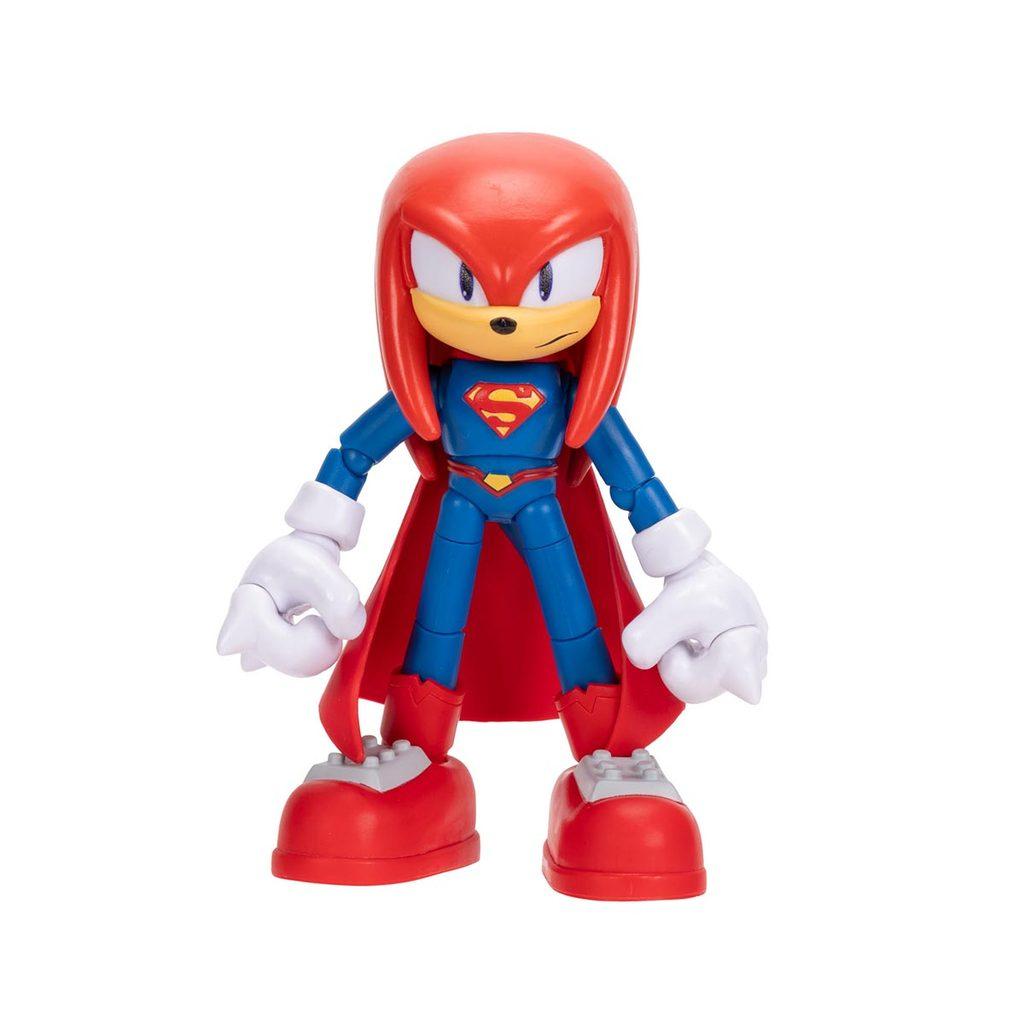 Boneco Articulado Knuckles Supeman De 12cm - Sonic Warner