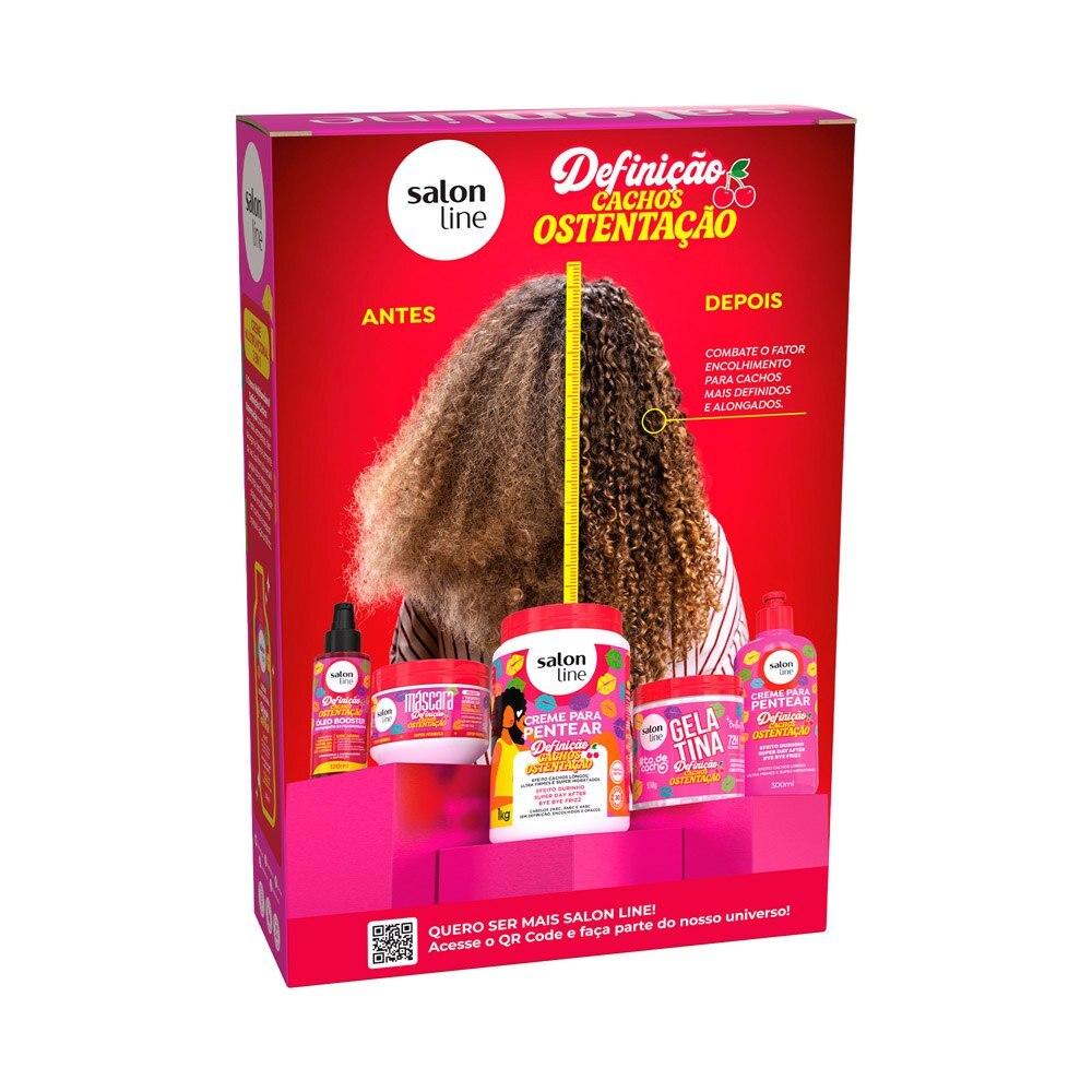 Kit Shampoo 300ml + Creme Multifuncional 300ml Cachos Ostentação