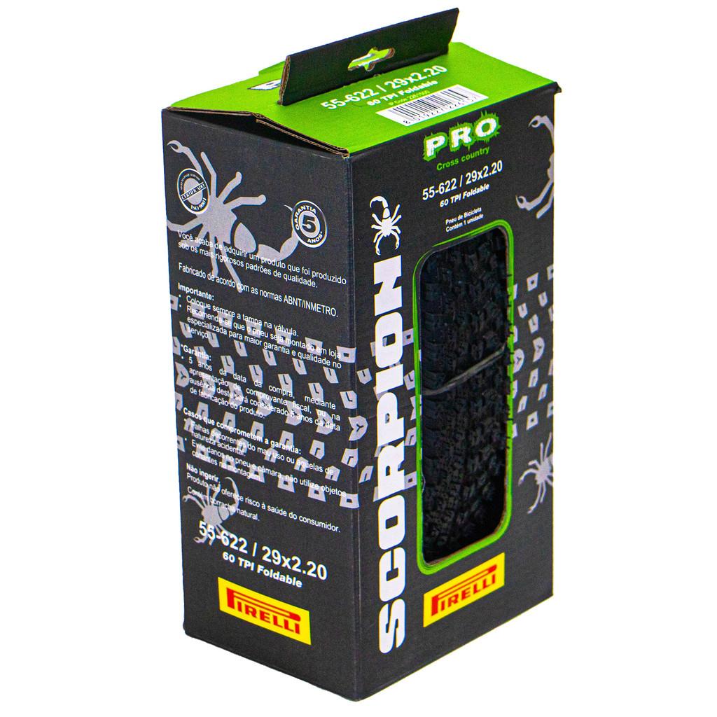 Par De Pneu Mtb Pirelli Scorpion PRO 29 X 2.20 Kevlar Preto