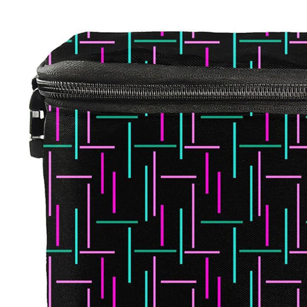 Bolsa Térmica Impermeável 5lt M Blt111 Preta E Rosa/verde - Teisen