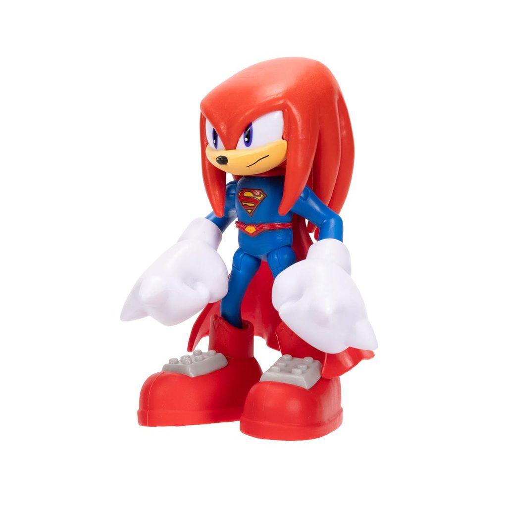 Boneco 6cm Articulado Knuckles Superman - Sonic Warner
