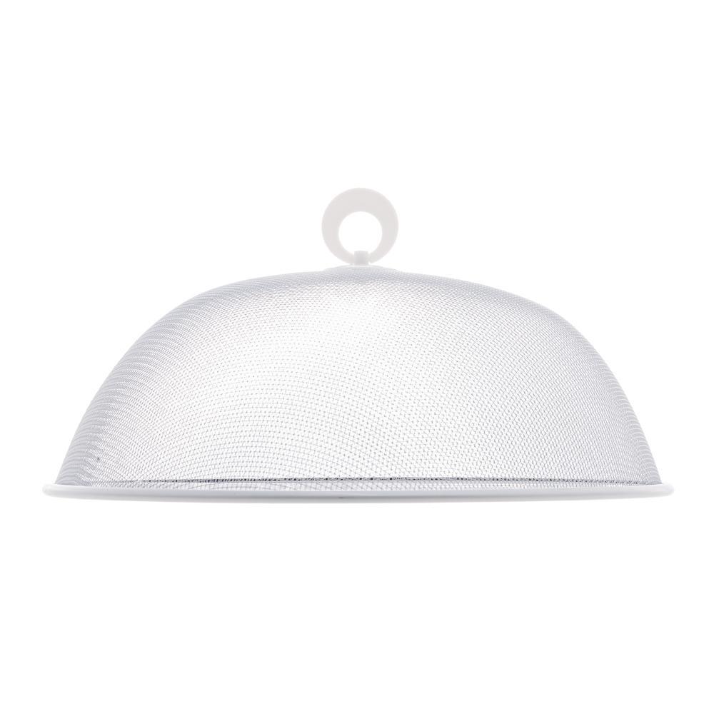 Tela Protetora Para Alimentos Branca De Metal 30cm - Lyor