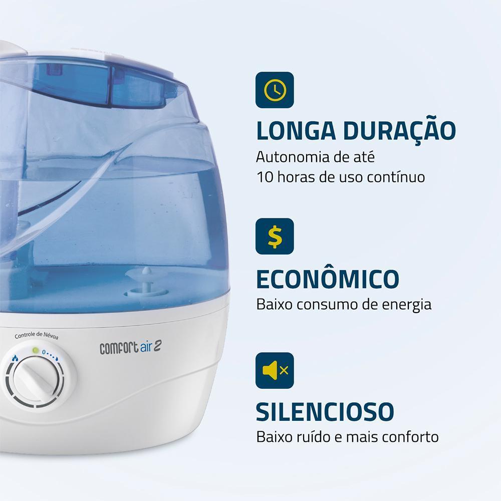 Umidificador De Ar Ultrassônico Mondial Comfort Air 2 Nua-02