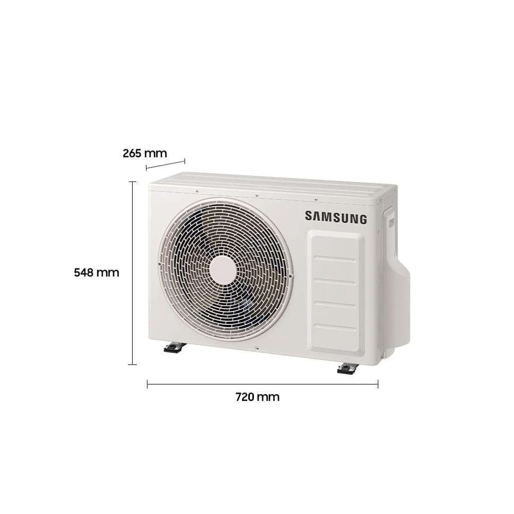 Ar-condicionado Split Samsung Inverter Windfree Ai 18.000 Btus Frio Ar60f18d1awnaz Branco