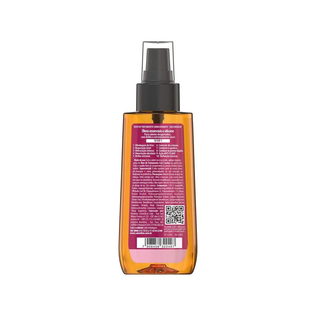 Kit 2 Óleos De Tratamento 100ml Sos Cachos Super Óleos E Multibenefícios