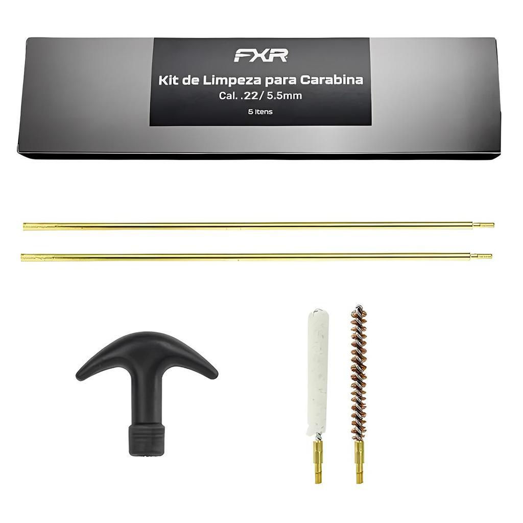 Kit Manutenção Limpeza Carabina 5.5mm.22 Fxr 5 Itens