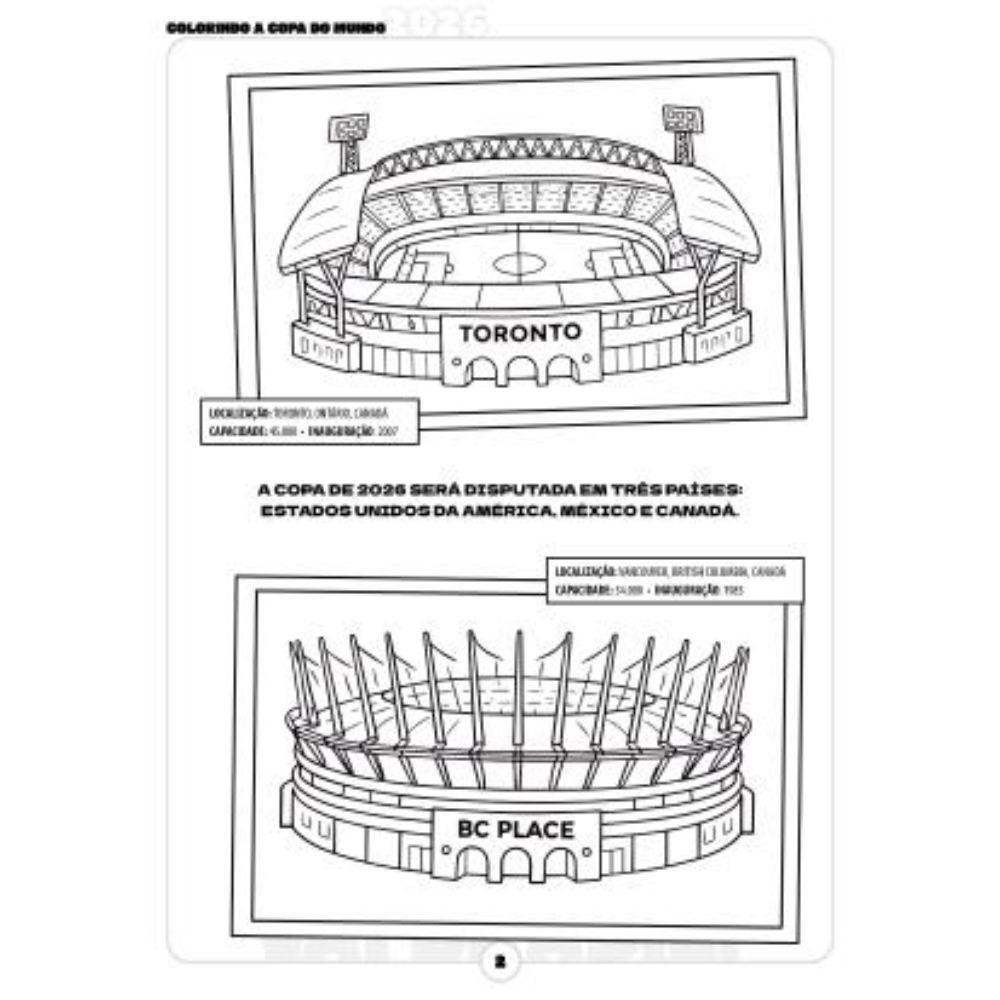 Colorindo A Copa Do Mundo - Os Estádios Da Copa
