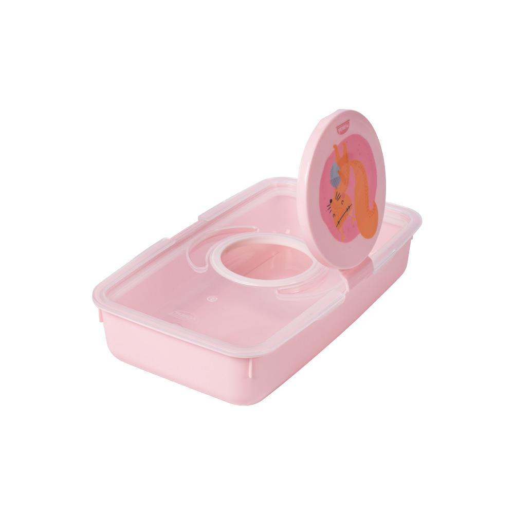 Porta Lenço Umedecido Com Vedação Bichinhos Petit Plasútil