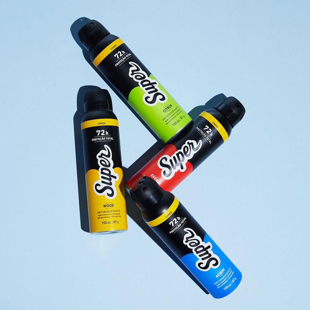 Desodorante Super Citrus 72h Aerossol Antitranspirante 150ml