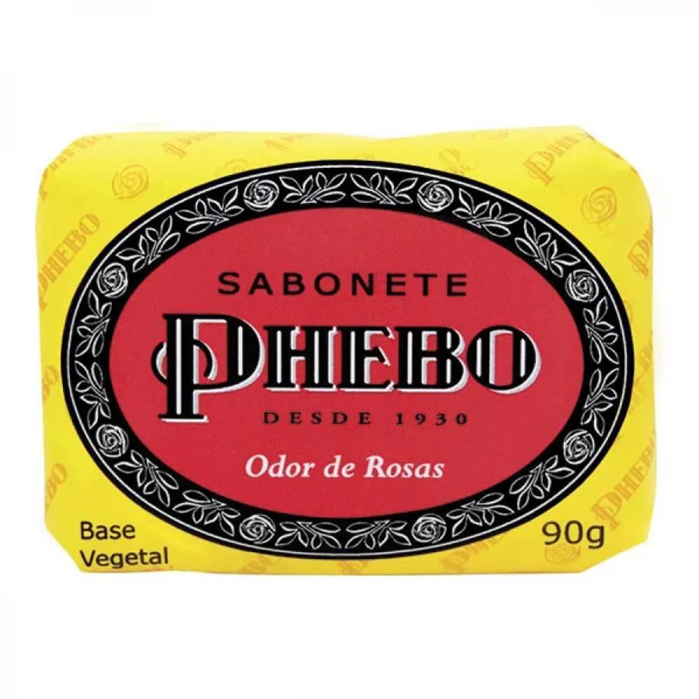 Sabonete Phebo Odor De Rosas Kit 3 Unidades 90g Cada