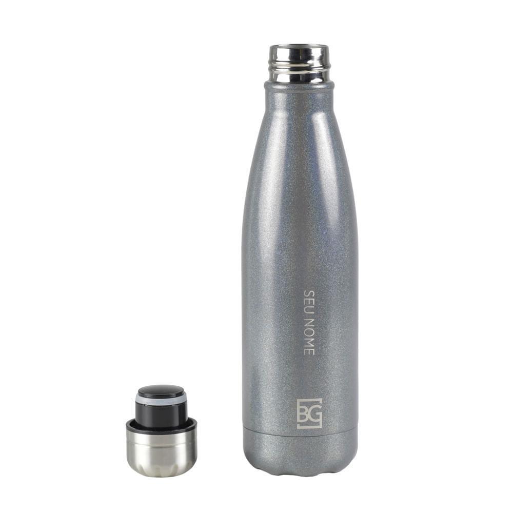 Garrafa Térmica Glitter Dual 500ml Onix