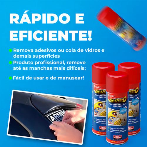 Spray Removedor De Etiquetas E Colas 400ml Vedatudo Dryk