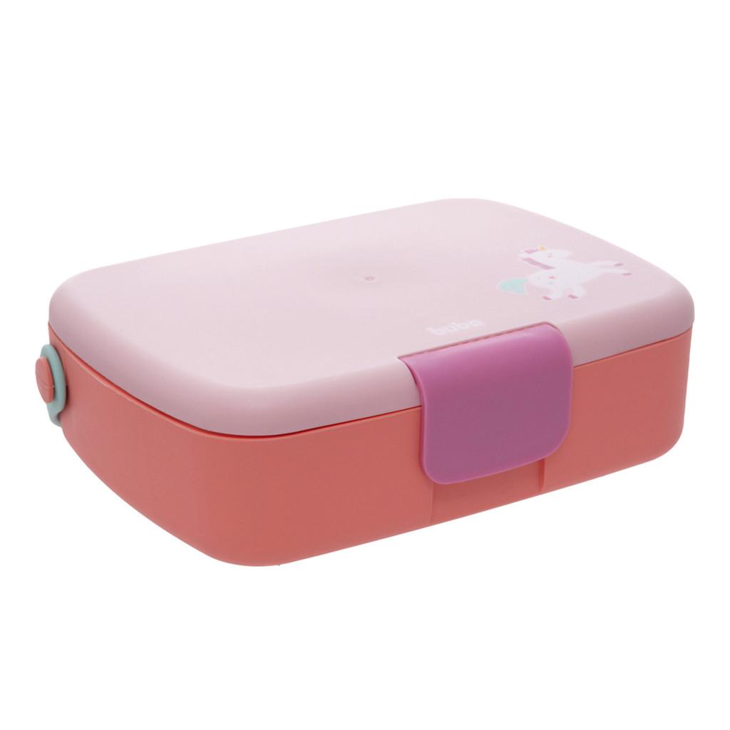 Lancheira Bentô Box Magic Buba Com Divisórias Unicórnio
