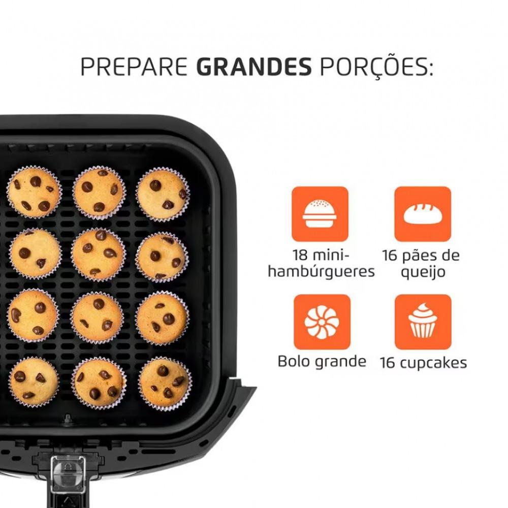 Fritadeira Elétrica Sem Óleo Air Fryer Afn-60 6L Mondial