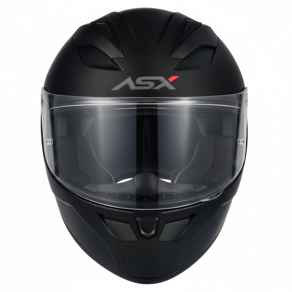 Capacete Fechado Asx City Solid Moto Preto/grafite Masculino Feminino Esportivo Tamanho 56/58/60/62e64 C/viseira Cristal