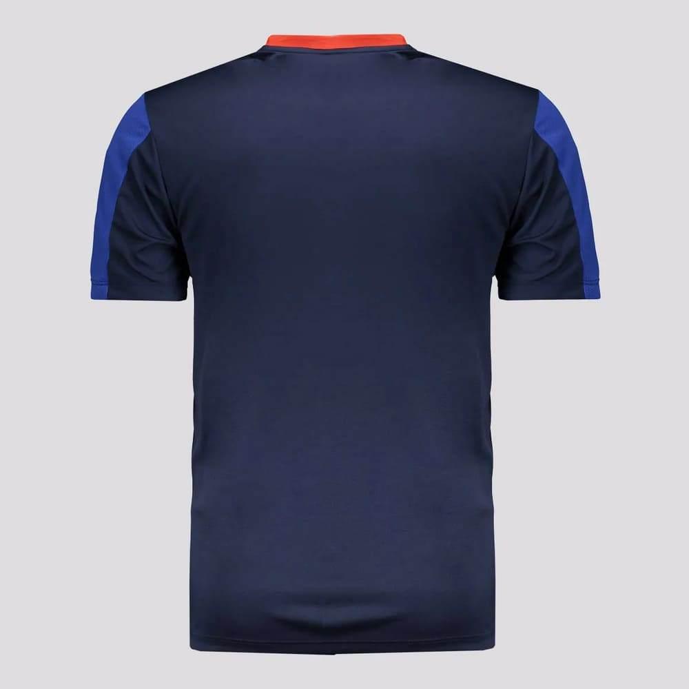 Camiseta Barcelona Balboa Dry Recorte Marinho/vermelho