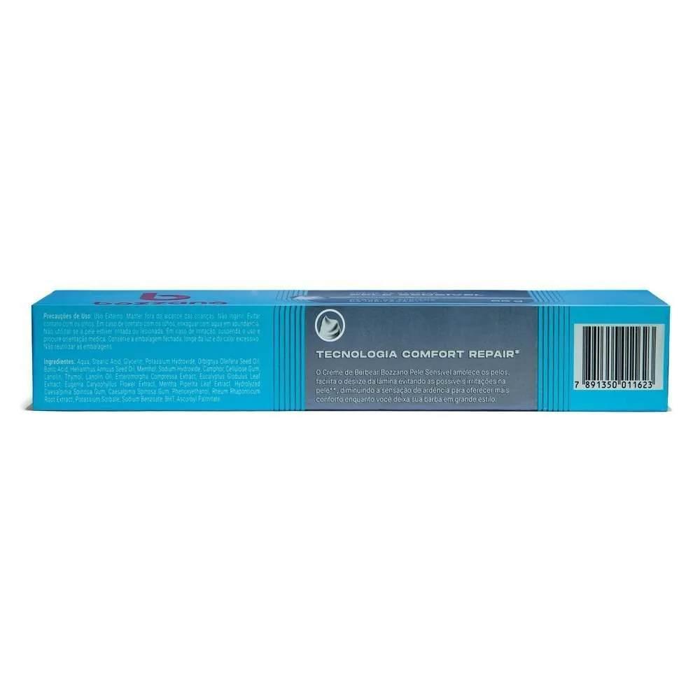 Kit 2 Un Creme De Barbear Bozzano Pele Sensível 65g Cada
