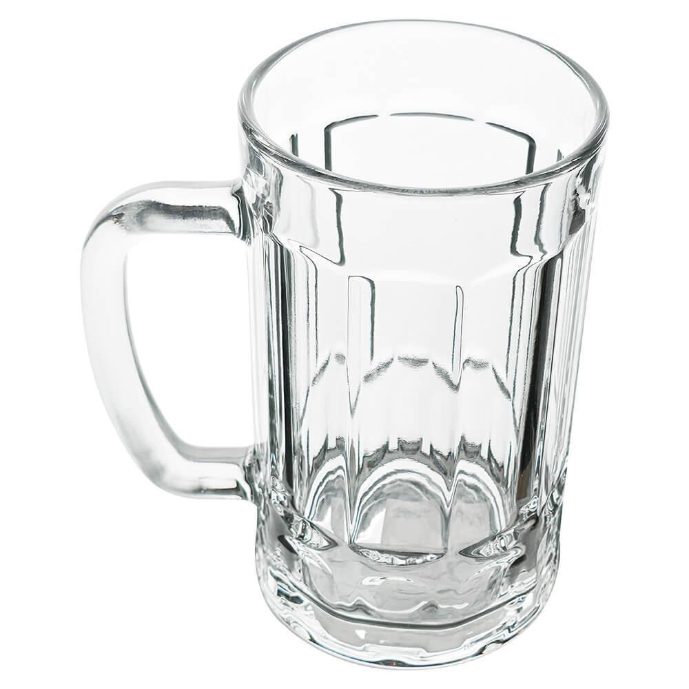Caneca De Chopp E Cerveja De Vidro 360ml 1 Peça - Seu Lar