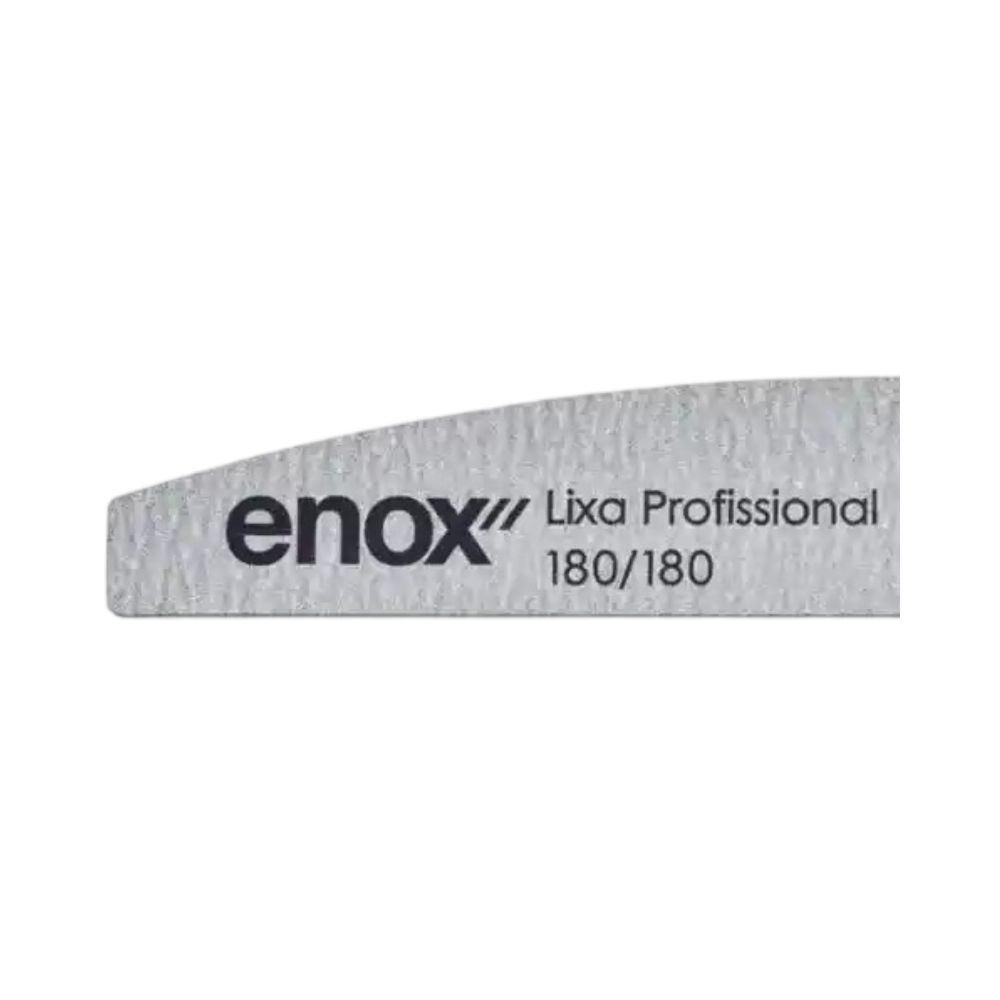 Lixa De Unha Enox Profissional Meia Lua Granulação Média 180/180