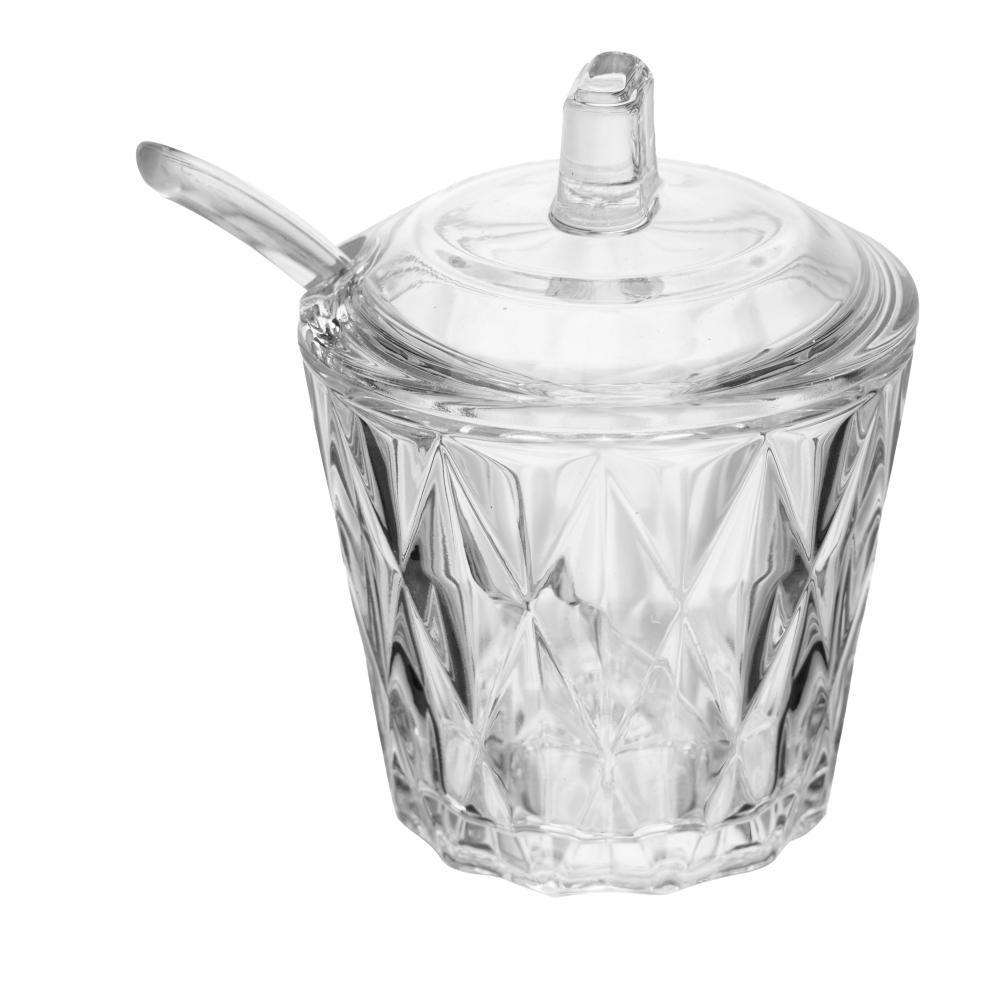 Açucareiro Com Colher Diamond Cristal Lyor