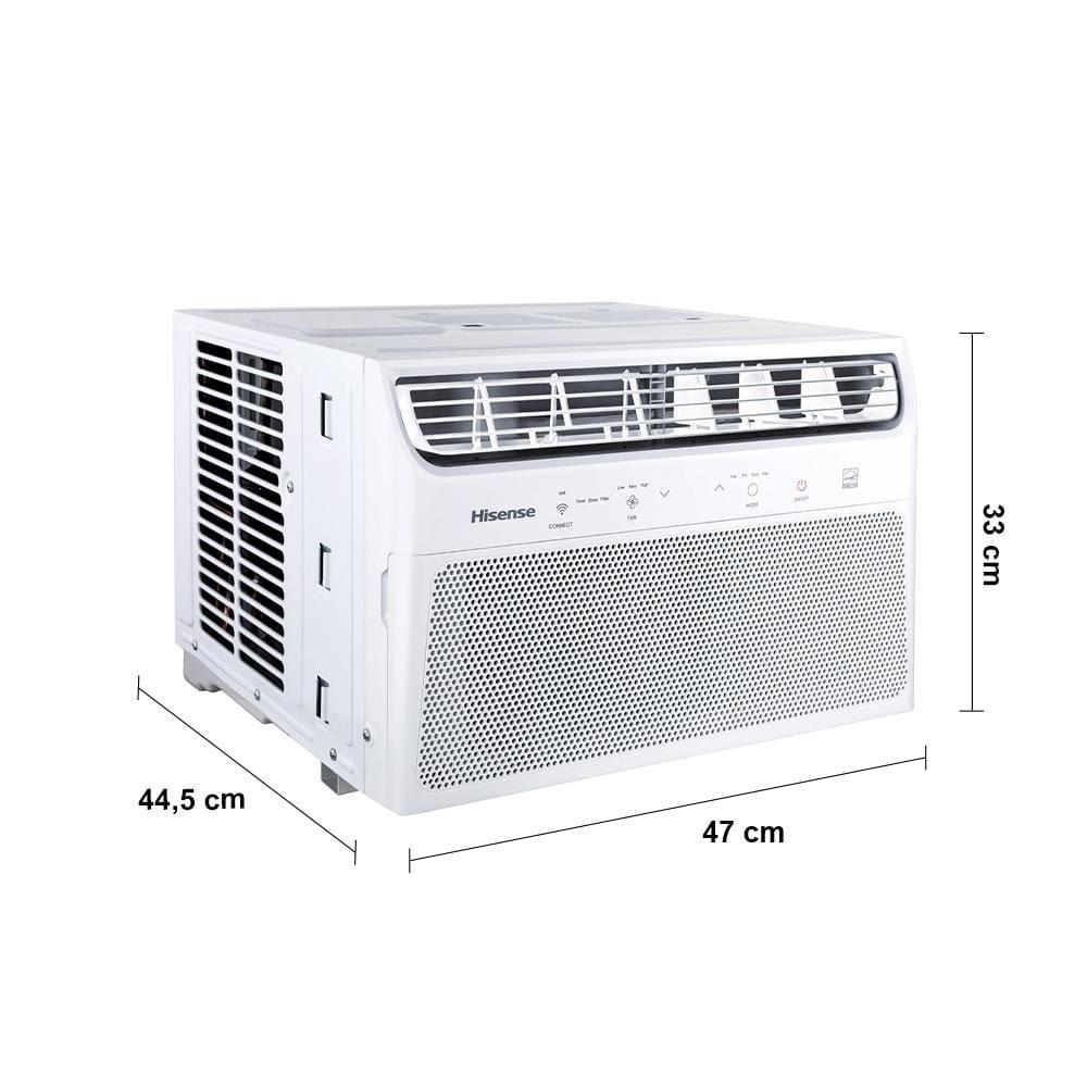 Ar-condicionado De Janela Hisense Aw-08cwbrvgu02 Wi-fi 7.500 Btus Frio