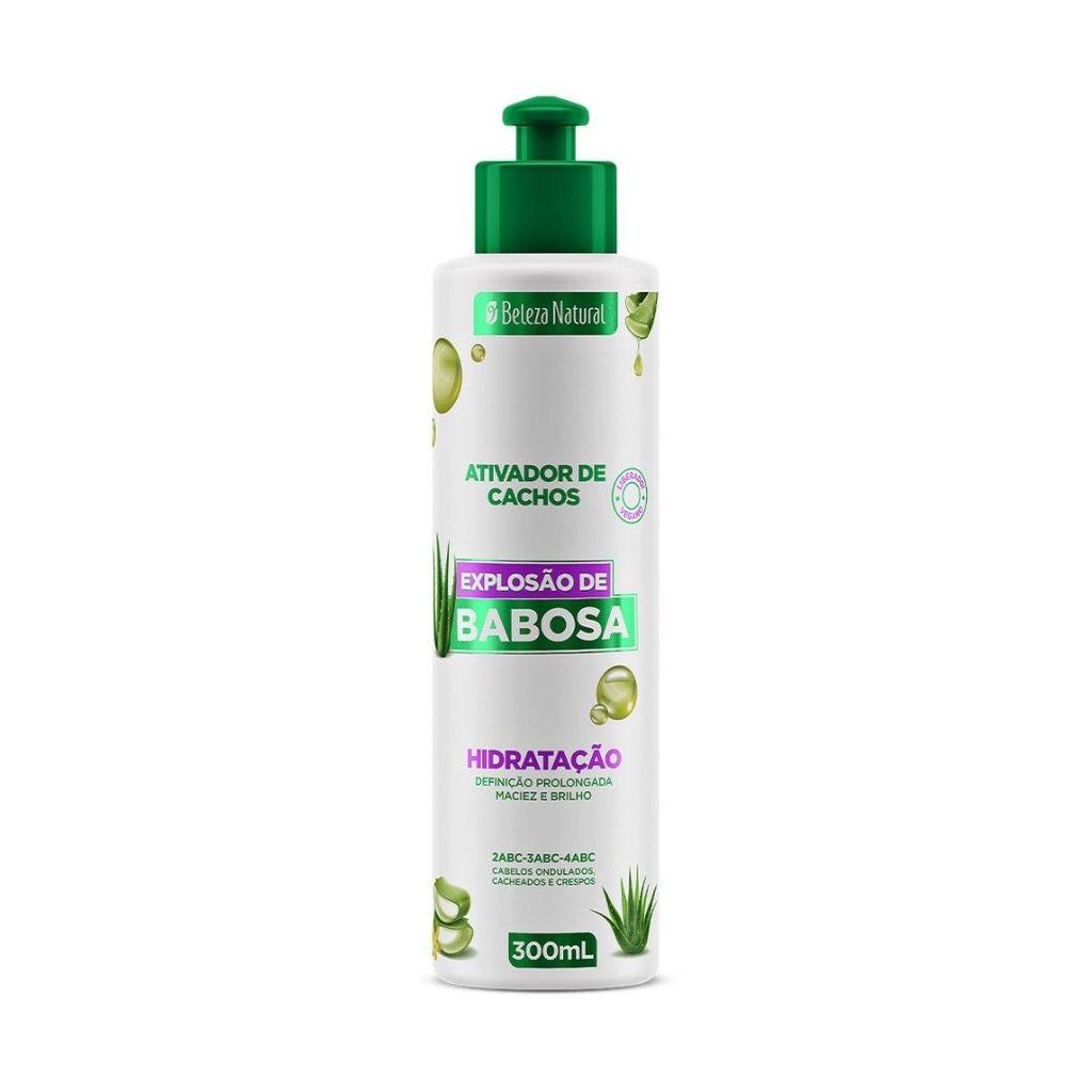 Kit Explosão De Babosa Creme De Pentear 1kg + Ativador De Cachos 300ml