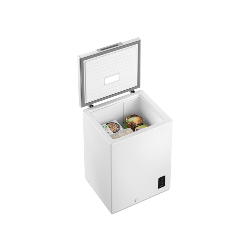 Freezer Horizontal Electrolux 141L Inverter Bivolt Uma Porta Branco (hb150)