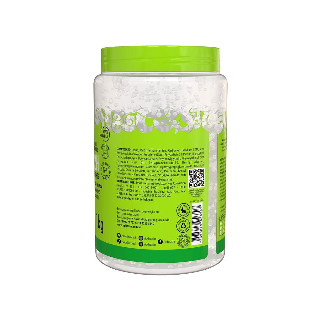 Kit Creme Para Pentear Cachos Ostentação + Gelatina Super Definição 1kg
