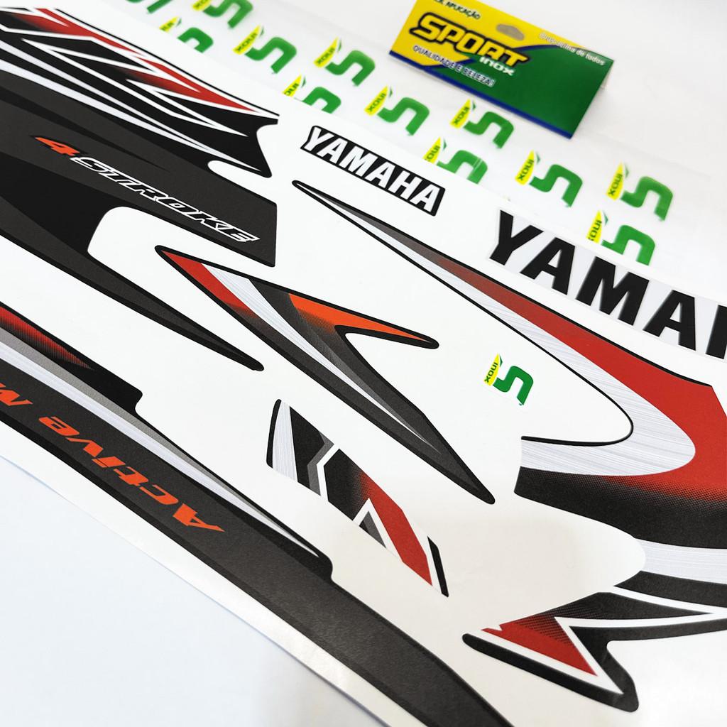 Kit Adesivos Para Moto Yamaha Xtz 125 2005 Laterais Completo