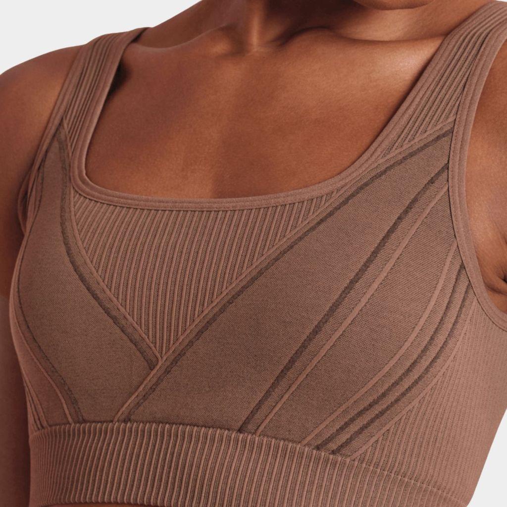 Top Esportivo Lupo Lsport Seamless MAX Ii - Marrom Escuro