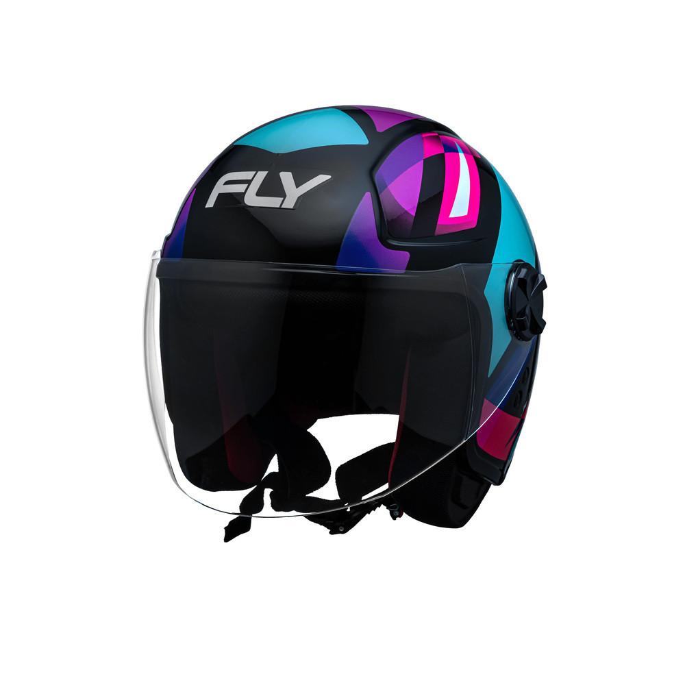 Capacete Fly Aberto Jet Ômega
