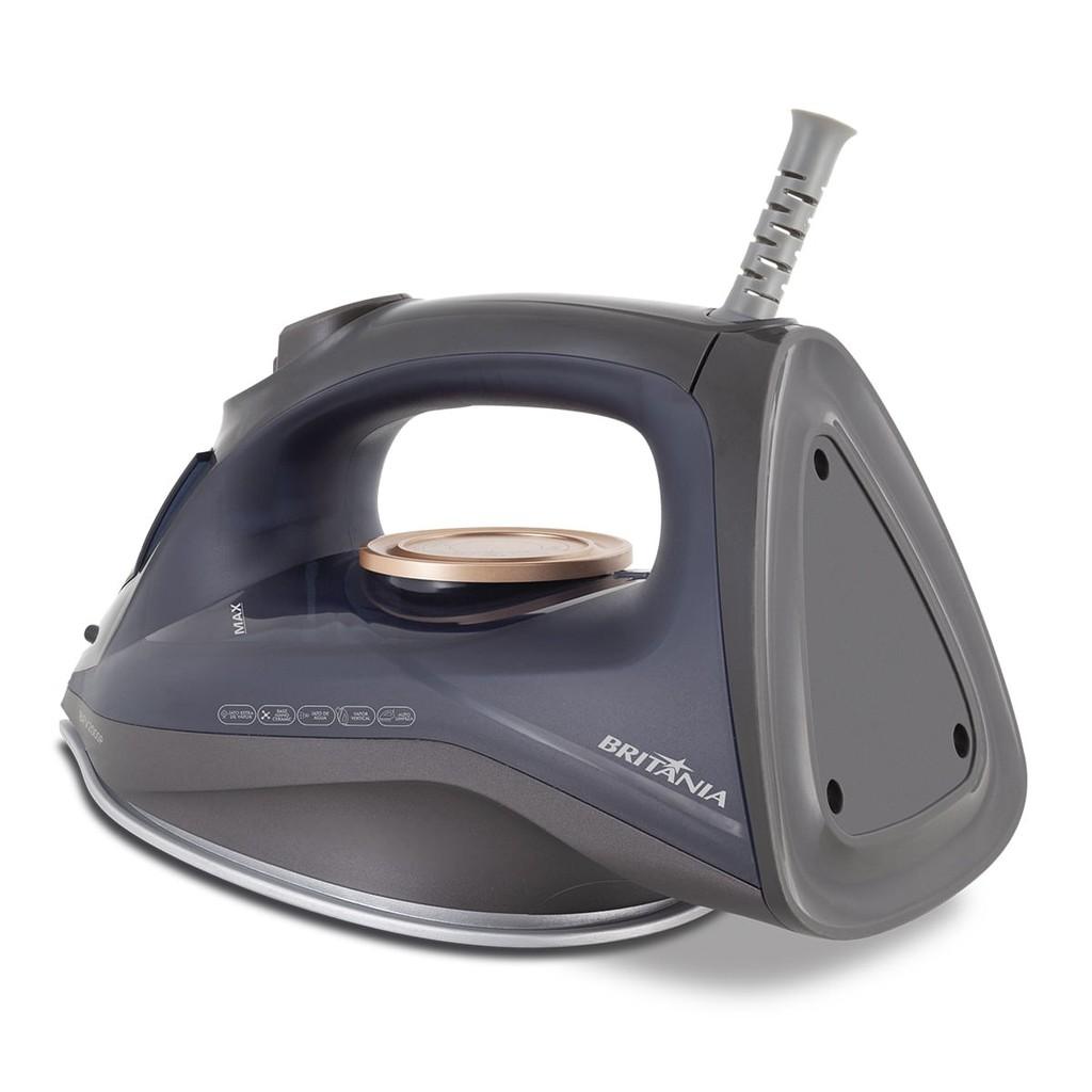 Ferro De Passar A Vapor Britânia Bfv2000p Ceramic Azul 127V
