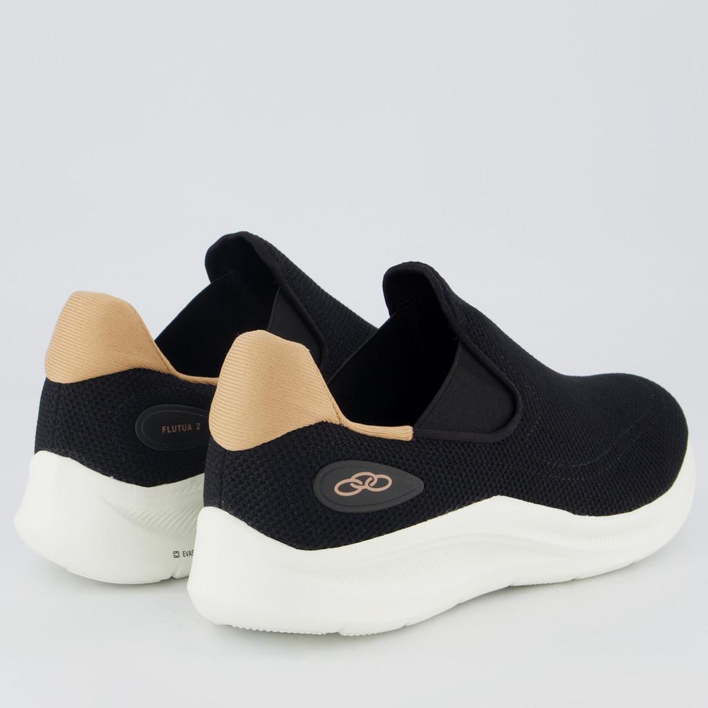 Tênis Olympikus Flutua 2 Feminino Preto E Branco