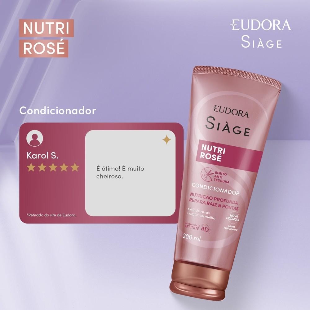 Eudora Condicionador Siàge Nutri Rosé 200ml