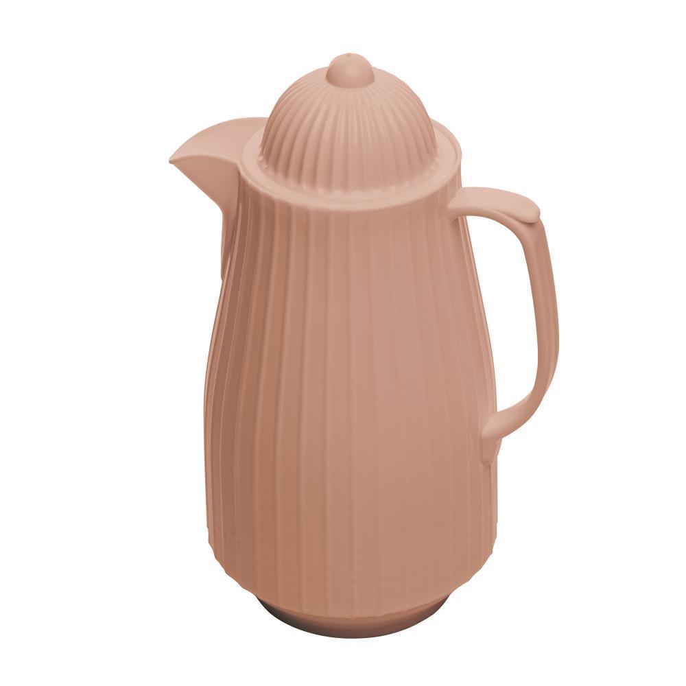 Garrafa Térmica Lyor Mini Bambude Plástico Bege 400ml