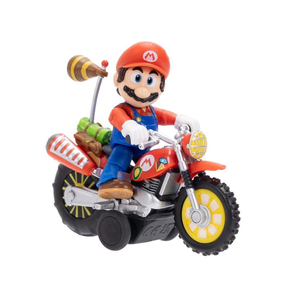 Moto Com Boneco Do Mario De 6cm - Super Mario Filme