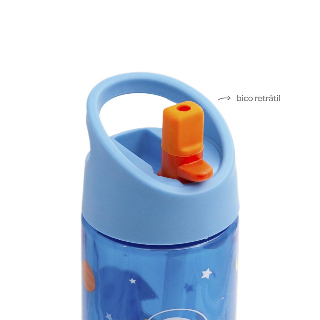 Garrafinha Infantil Criança Resistente Buba Astronauta 380ml