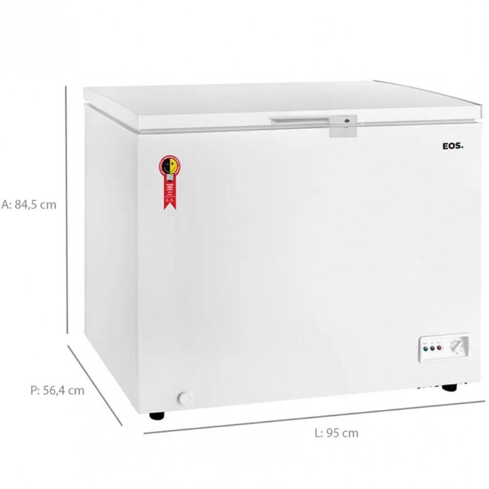 Freezer Eos 192L 1 Porta Horizontal Eco Gelo Efh250x Degelo Manual B15916
