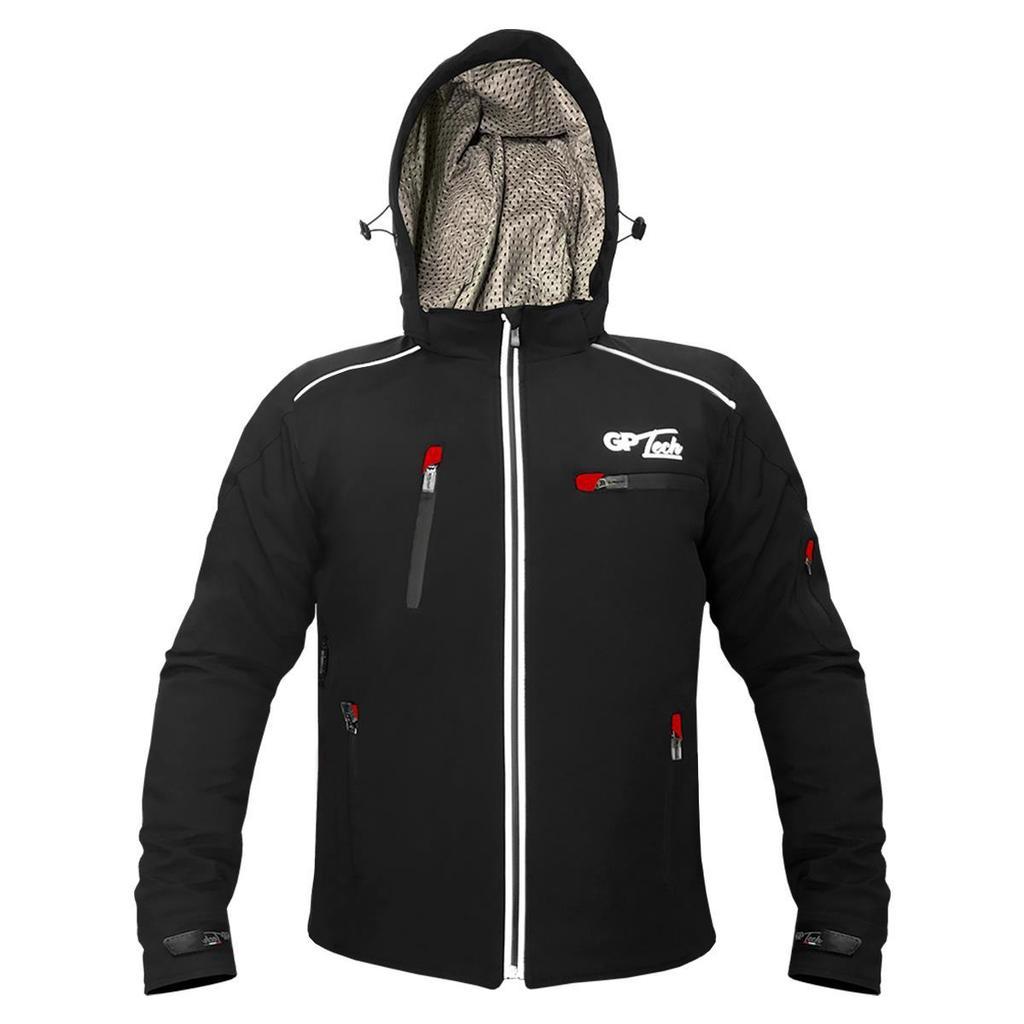 Jaqueta Motociclista Gp Tech Soft Casual Resistente À Água C/Proteções